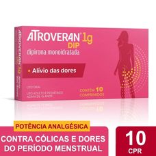 Atroveran Dip Hypermarcas 1g com 10 comprimidos