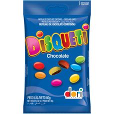 Disqueti Dori Chocolate Confeitado 80g