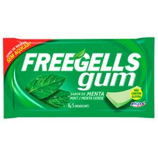 Chiclete Freegells Gum Menta 8g