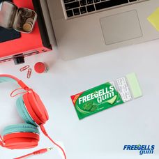 Chiclete Freegells Gum Menta 8g