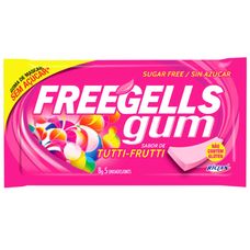 Chiclete Freegells Sem Açúcar Tutti Frutti 8g