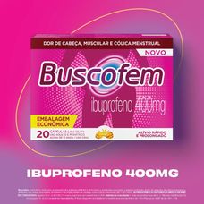 Buscofem 400mg com 20 cápsulas gelatinosas