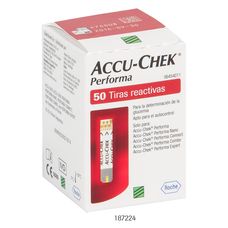 Tira Para Controle de Glicemia Accu-Chek Performa 50 Tiras
