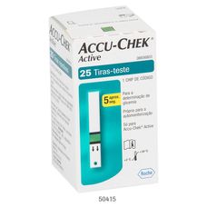 Tiras de Glicemia Accu-Chek Active com 25 Unidades