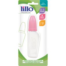 Mamadeira Lillo Miniform Bico de Silicone 0 A 3 Meses Rosa 50ml
