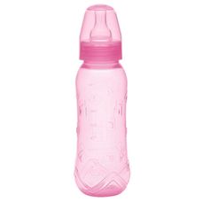 Mamadeira Kuka Aquarela Bico Reto Rosa 250ml