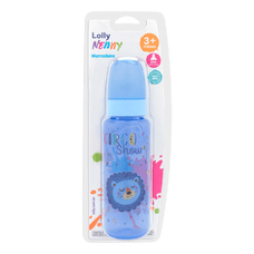 Mamadeira Lolly Bico Universal Tip Color Azul Desenhos Sortidos 240ml
