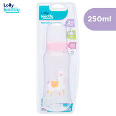Mamadeira Lolly Zoo Bico de Silicone Redondo Rosa 240ml