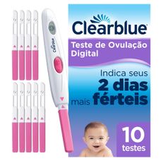 Teste de Ovulação Clearblue Digital com 10 Unidades