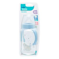 Mamadeira Lolly Big Special Bico de Silicone Ortodôntico líquidos Ralos Azul 350ml