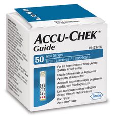 Tiras de Glicemia Accu-Chek Guide com 50 Unidades