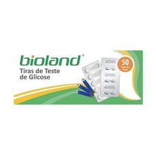 Fita Para Glicosimetro C/50 Fitas Bioland