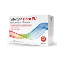 Vitergan Zinco Pl Marjan com 60 comprimidos revestidos