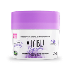 Desodorante Tabu creme Segredos 55g