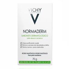 Sabonete Vichy Normaderm Facial Em Barra 70g