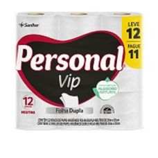 Papel Higiênico Personal Vip Folha Dupla Leve 12 E Pague 11