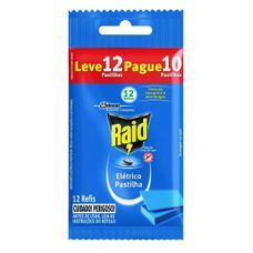 Repelente Raid 12 Noites pastilhas Leve 12 E Pague 10 Refil