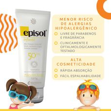 Protetor Solar Episol Infantil Fps 50 120g