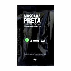 Máscara Avenca Facial Removedora de Cravos Preta 8g