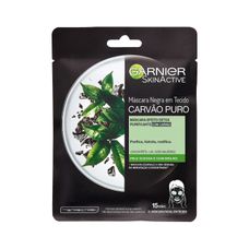 Máscara Facial Garnier Skinactive Carvao Puro Purificante 1 Unidade