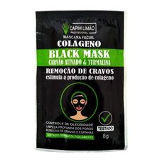 Máscara Facial Capim Limão Black Mask Sachê 8g