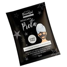 Máscara Facial Dermachem Preta Face Beautiful 10ml