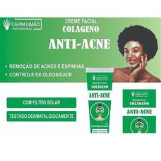Máscara Facial Capim Limão Anti Acne 40g