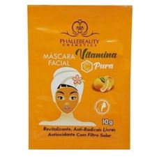 Máscara Facial  Phallebeauty Vitamina C Pura Sachê