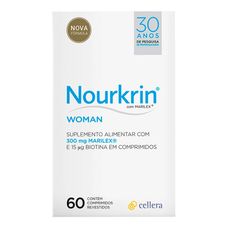 Nourkrin Woman Cellera 300mg+ 15mg com 60 comprimidos