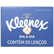 Lenço de Papel Kleenex Dia A Dia com 50 Unidades