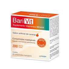 Barivit Marjan Sabor Laranja com 60 comprimidos mastigáveis