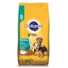 Ração Pedigree Filhote Raça Pequena 2,7Kg