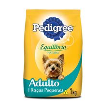 Ração Pedigree Equilíbrio Natural Adulto Raças Pequenas 1Kg