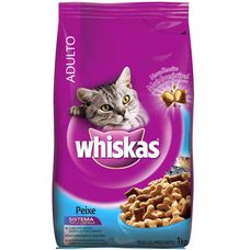Ração Para Gatos Whiskas Dry Adulto Peixe 1Kg