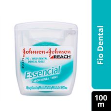 Fio Dental JohnsonS & JohnsonS Reach Essencial Menta 100 Metros