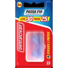 Passa Fio Dental Clean com 30 Unidades