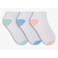 Meia Soquete Selene Femina Kit 3 Pares 34 A 39