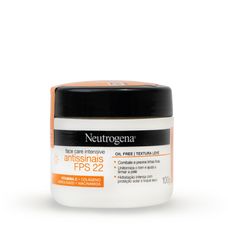 Creme Antissinais Facial Neutrogena Care Intensive Fps22 100g
