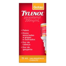 Tylenol Johnson & Johnson 200mg Infantil em gotas 15ml