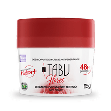 Desodorante Tabu creme Flores 55g