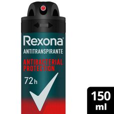 Desodorante Rexona Men Antibacteriano Protection Aerossol 150ml/90g