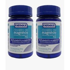 Cloreto de Magnésio Farmax com 60 cápsulas