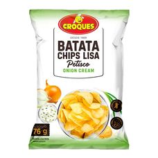 Batata Chips Croques Petisco Onion Cream 45g