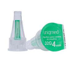 Agulhas Para Caneta de Insulina Uniqmed 4Mm 32g com 7 Unidades