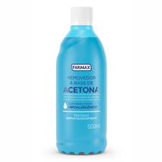 Removedor de Base Farmax À Base de Acetona 500ml