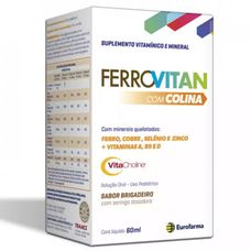Ferrovitan com Colina Eurofarma Infantil 60ml