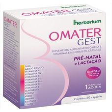 Omater Gest Herbarium Pré-Natal e Lactação Com 30 Cápsulas