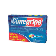 Cimegripe Cimed 400mg 20 cápsulas