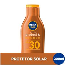 Protetor Solar Nivea Protect & Bronze Fps 30 200ml