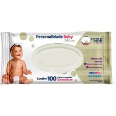 Toalhinha Umedecida Personalidade com 100 Unidades